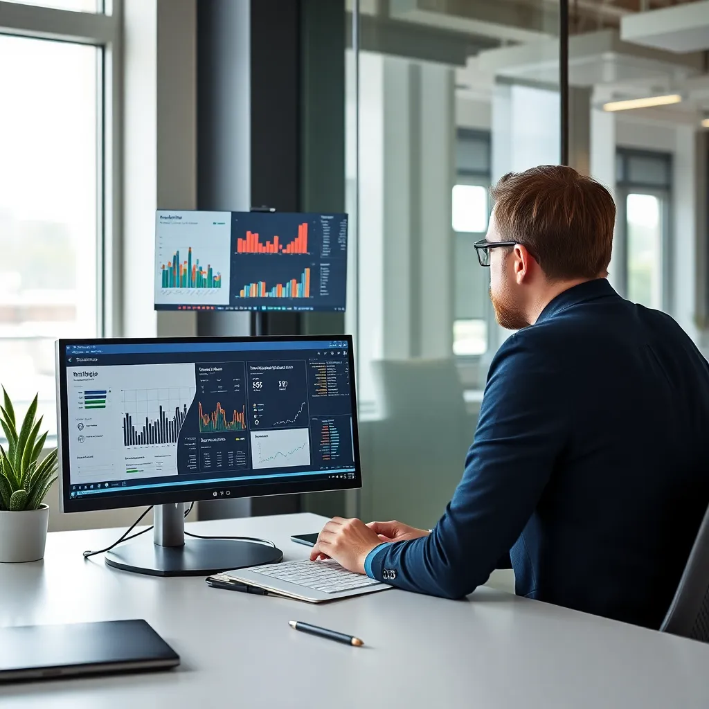 Trainer geeft BI-workshop aan Nederlandse professionals in trainingsruimte